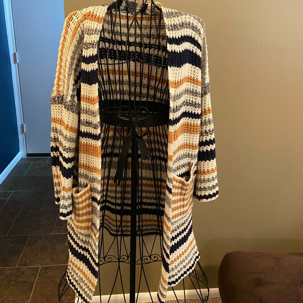 Stripped cardigan